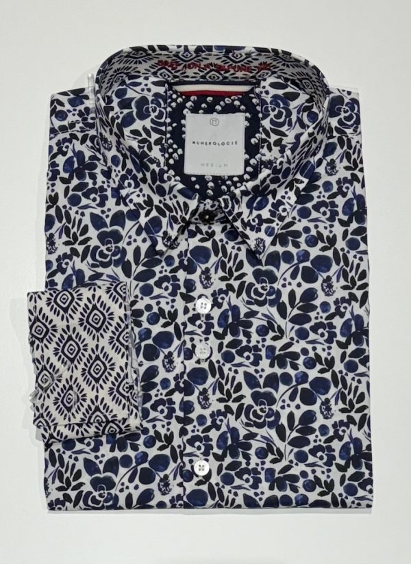 CHEMISE NUMEROLOG1E RUDY SLIM FIT HOMME