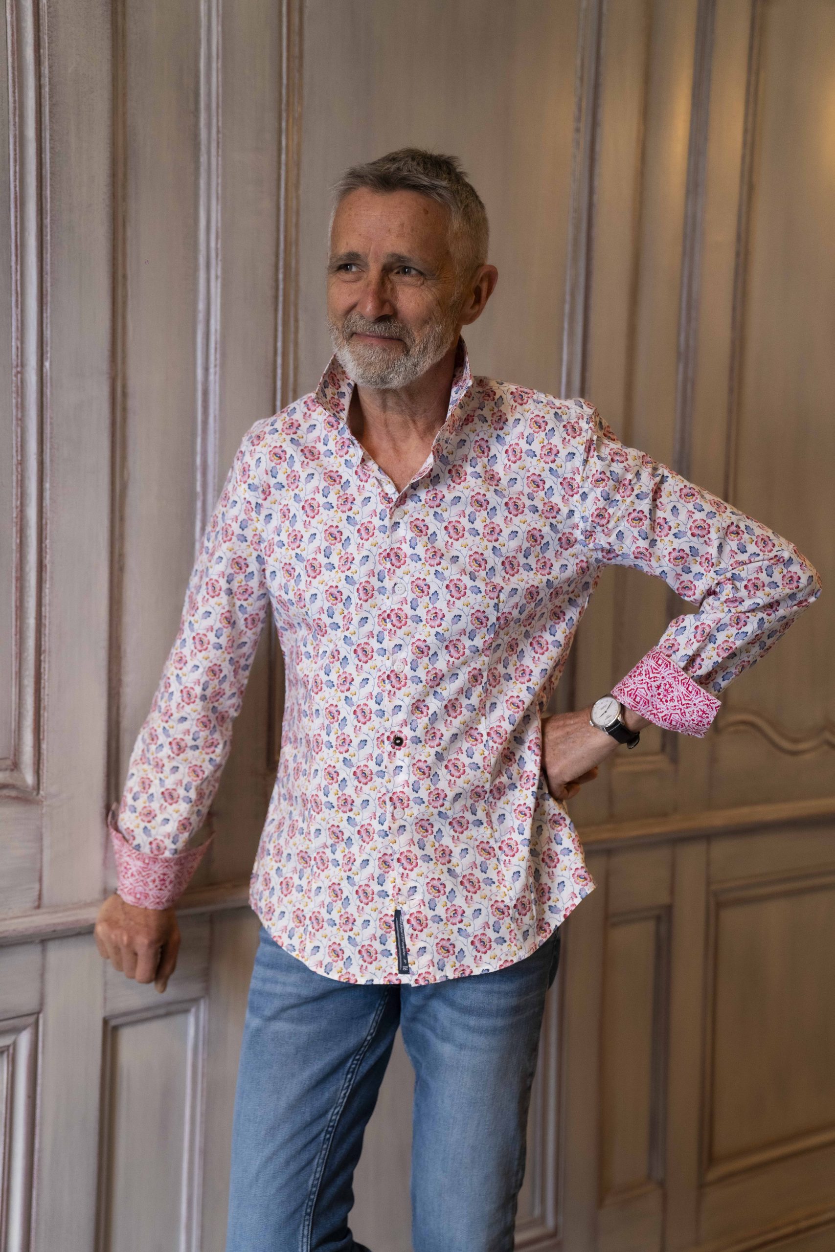 CHEMISE NUMEROLOG1E DAVY SLIM FIT HOMME