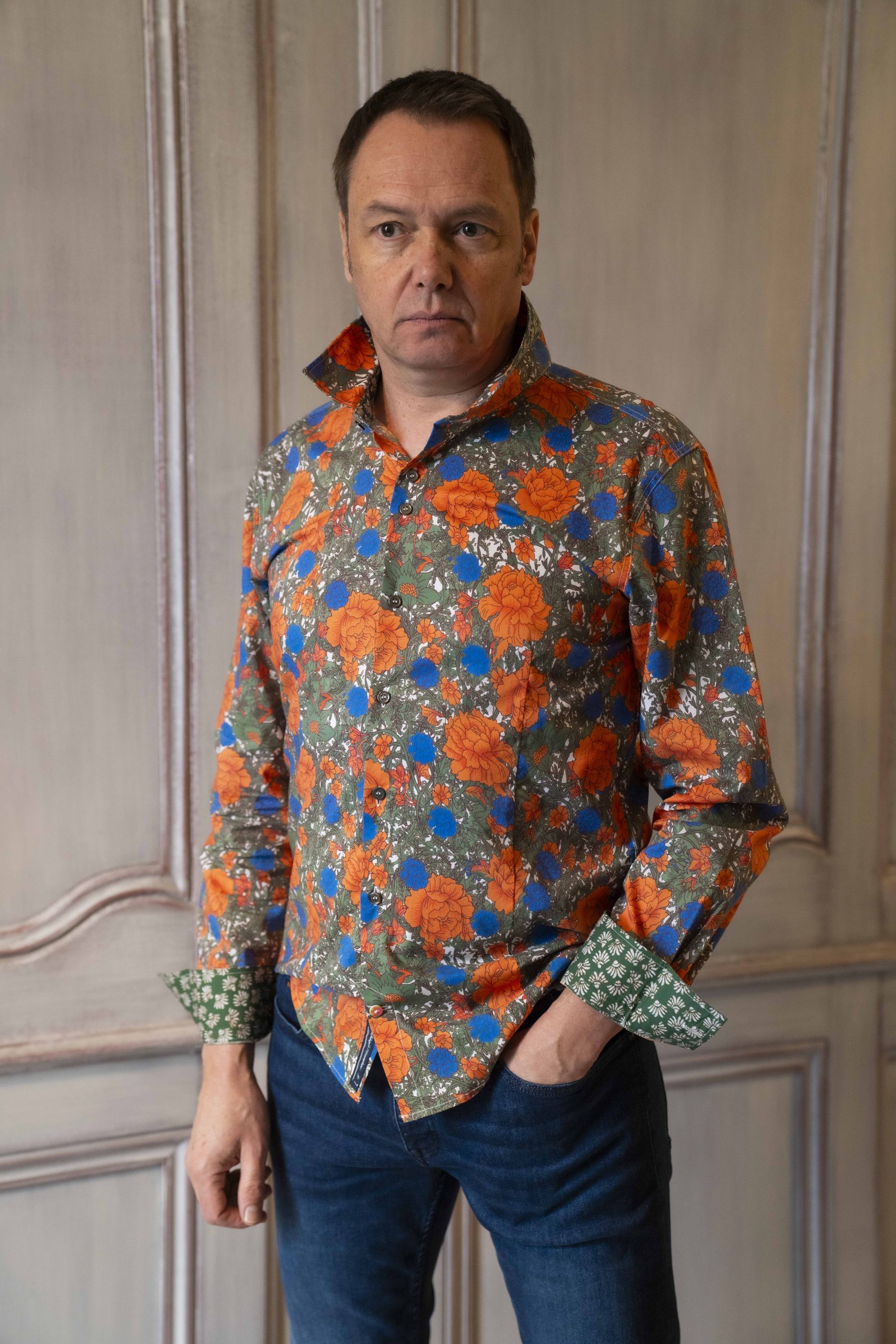 CHEMISE NUMEROLOG1E ROLAND SLIM FIT HOMME