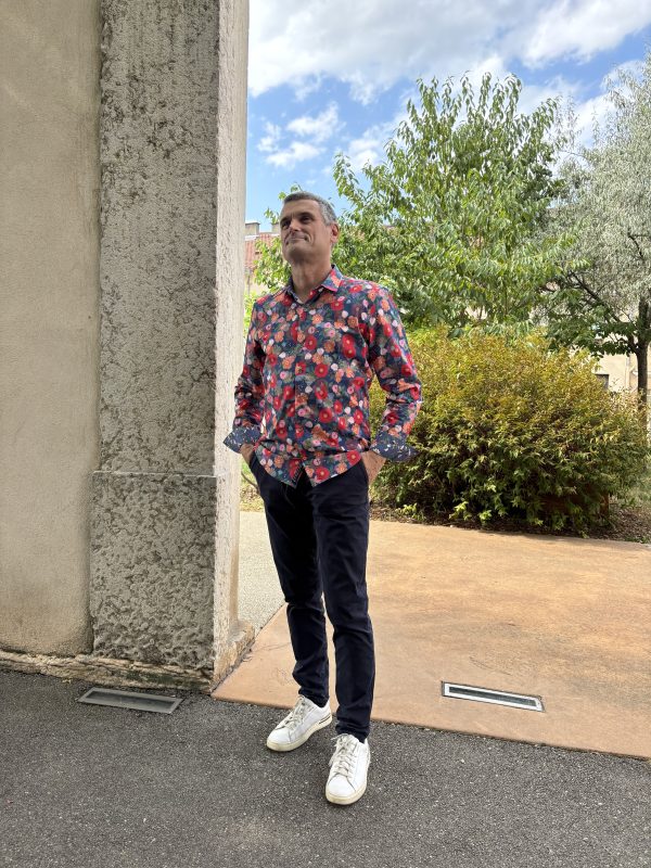 CHEMISE NUMEROLOG1E ANGE SLIM FIT HOMME