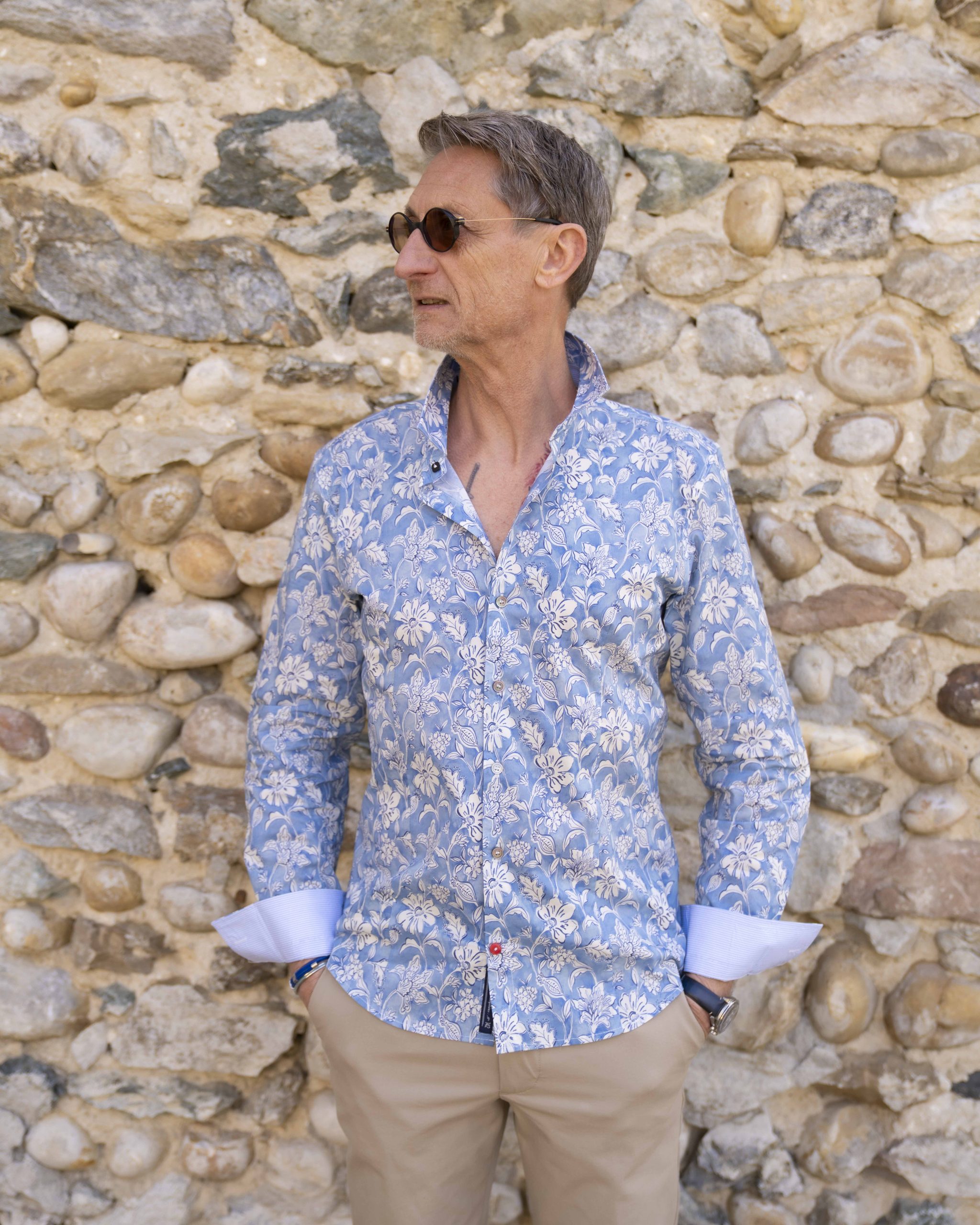 CHEMISE NUMEROLOG1E PIO SLIM FIT HOMME